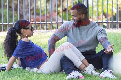 Rapper The Game Caught In A Public Park Fingering His Girlfriend And Making Her Lick It Photos