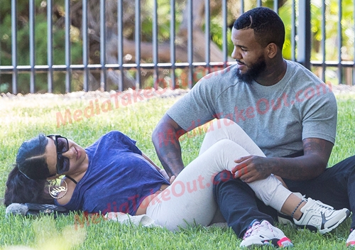 Rapper The Game Caught In A Public Park Fingering His Girlfriend And