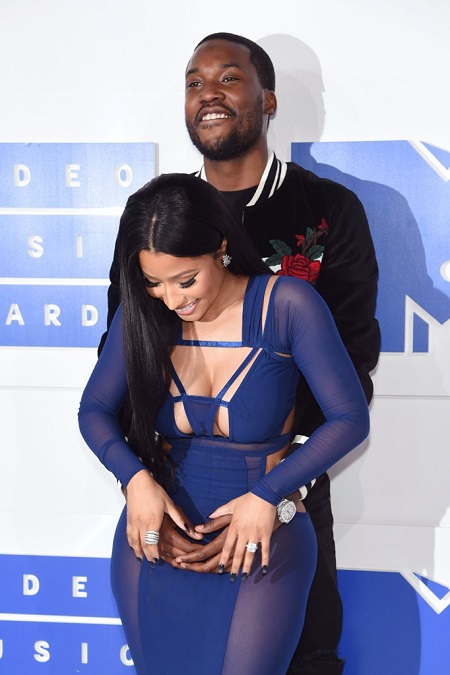 Nicki Minaj pours her curves into skin-tight floral dress for date night  with Meek Mill ahead of VMAs - Mirror Online