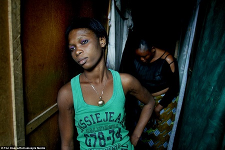 See Photos Of Nigerian Prostitutes Who Live Inside Poor Brothels Where