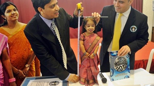 Meet the world's smallest woman and tallest man on India Ki