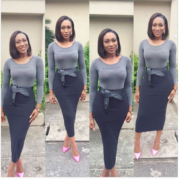 Wow! See What Nigerian Actress, Ebube Nwagbo Wore to Church (Photo)