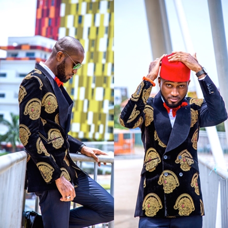 Stunning! See How 'Mr Fix Nigeria' Turned Isi Agu Chieftaincy Dress ...