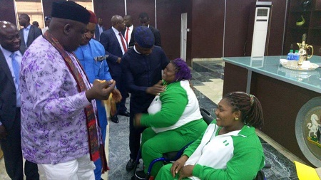 Wow! Governor Okorocha Rewards 3 Imo Athletes Who Won Gold Medals At ...