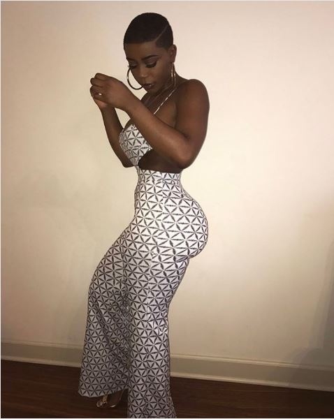 Nigerian Lady Causes Stir Flaunting Her Round Boobs on Social Media (Photos)