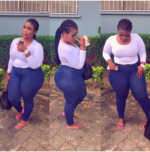 Meet The Thick Igbo Girl Causing Commotion On Instagram With Her Massive Hips And Bum Photos