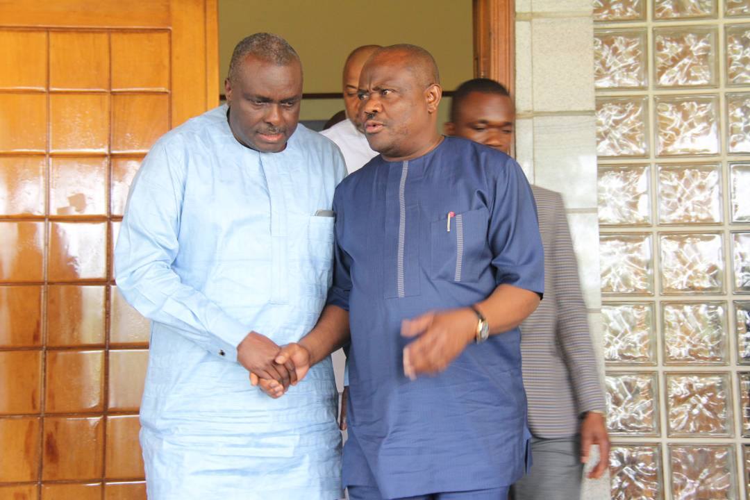 Two PDP Governors Meet with Former Delta State Governor James Ibori at ...