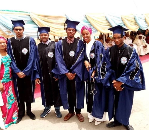 Abacha's Wife Attends Youngest Son's Graduation From University (Photos)