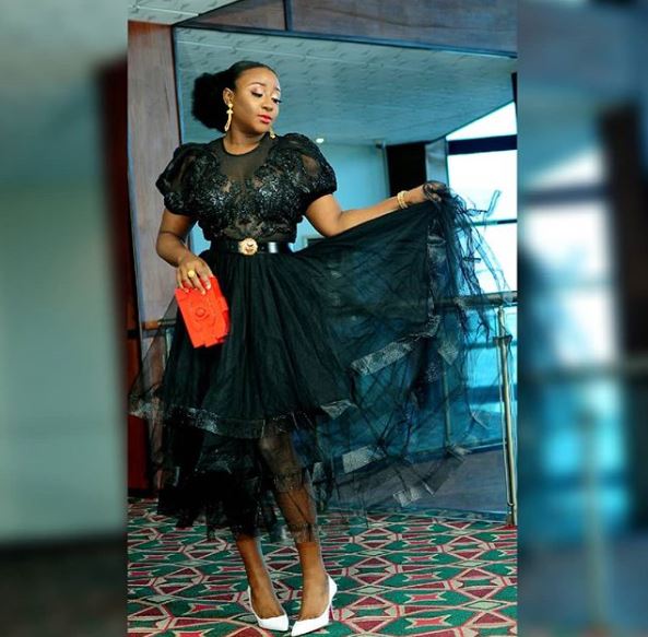 Actress Ini Edo Looks Classy In Black Gown (Photos)