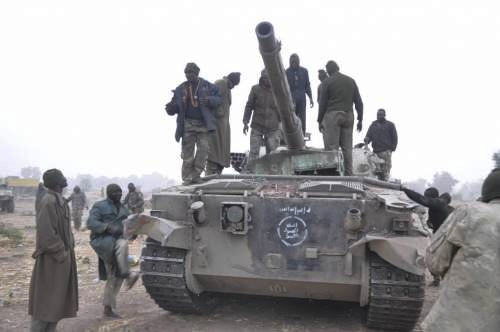 Checkout The Battle Tanks Nigerian Troops Just Recovered From Boko 