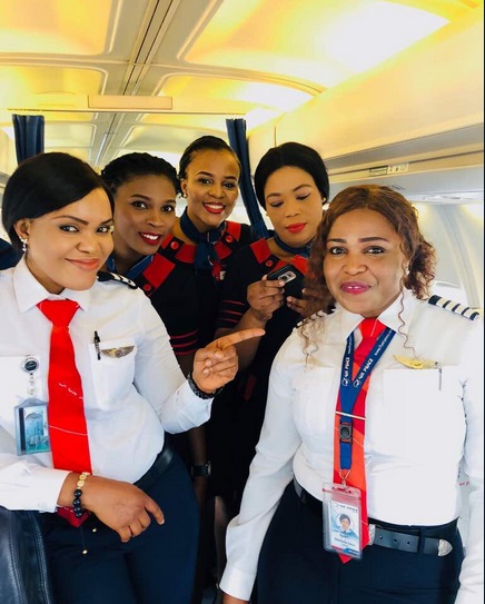 Meet The All-Female Air Peace Crew On Flights To Abuja And Owerri (Photos)