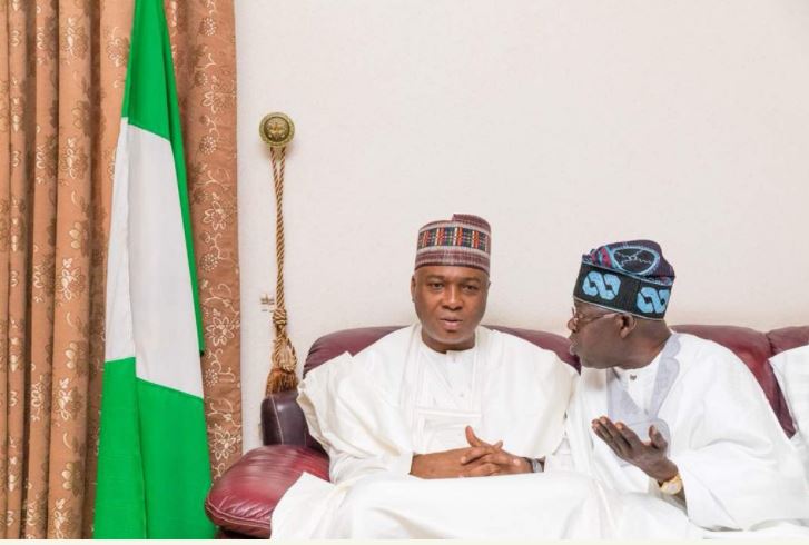 Image result for pictures of Saraki and tinubu together