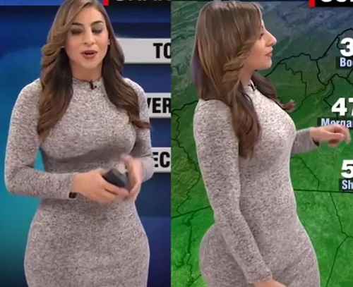 Meet Super Hot Female Weather Reporter Driving Men Crazy On Social Media (Photos)