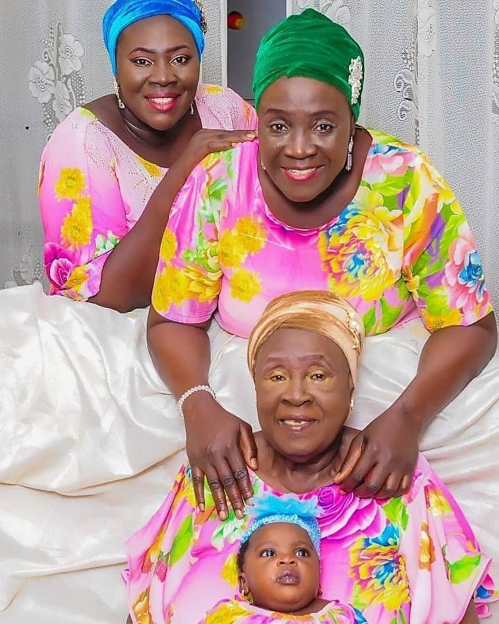 Check out these beautiful four generations photos of a Nigerian family