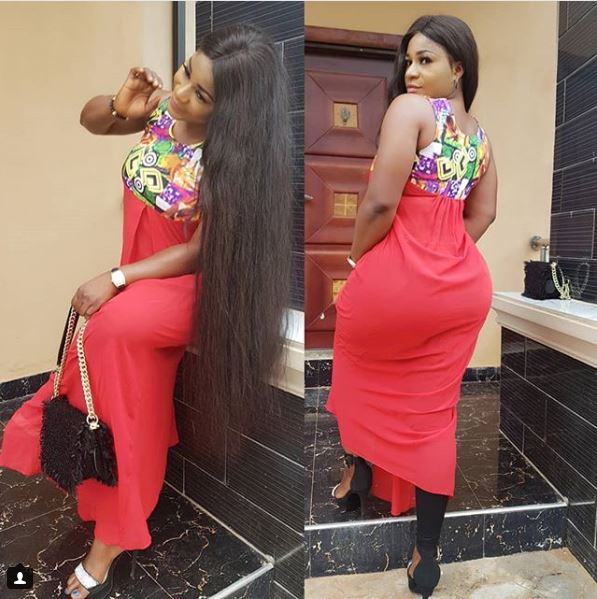 Nollywood Actress Destiny Etiko Strikes Hot Pose With Mad Man Photos