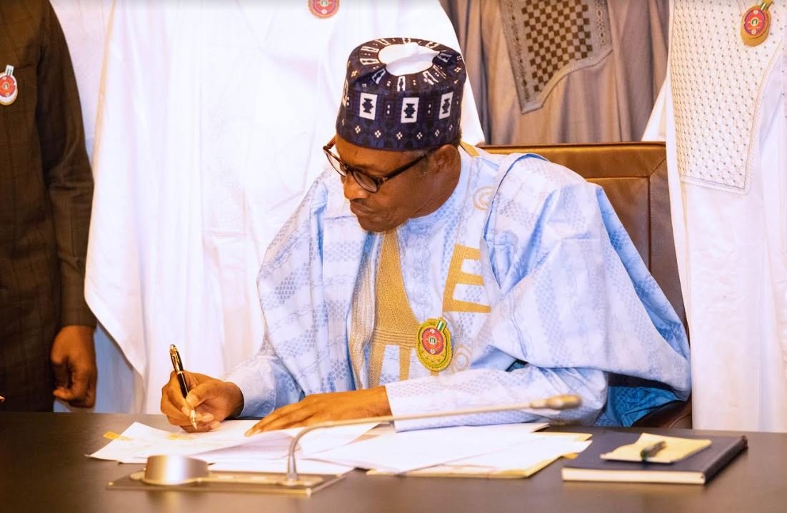 Buhari signs 2020 budget