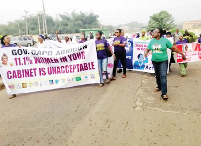 Women storm Dapo Abiodun's office