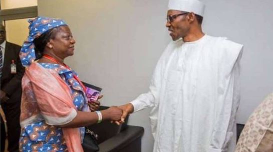 Lauretta Onochie, President Muhammadu Buhari