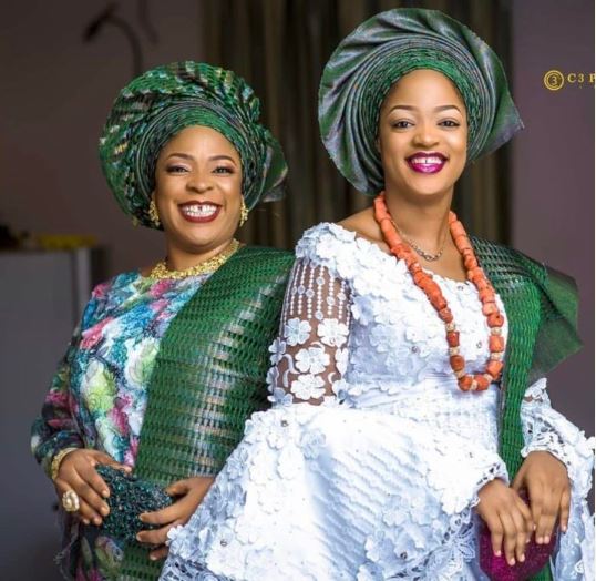 Stunning Photos Of Ooni's Wife, Shilekunola Ogunwusi With Her Mother