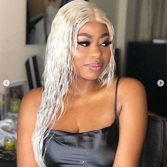 Davido&#39;s First Baby Mama, Sophia Steps Out In Blonde Hair
