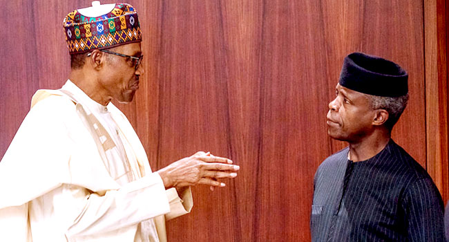 Muhammadu Buhari and Yemi Osinbajo