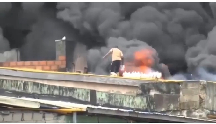 Balogun market fire incident