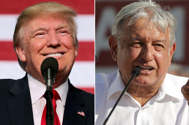 Donald Trump and Lopez Obrador