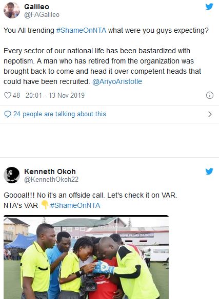 Nigerians blast NTA