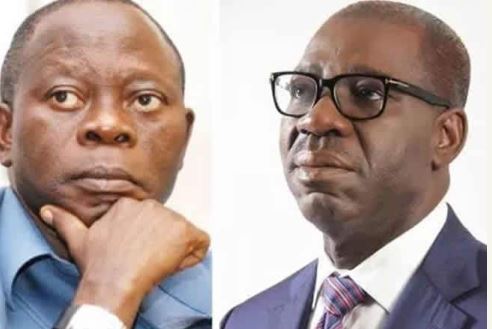 Adams Oshiomhole, Governor Godwin Obaseki