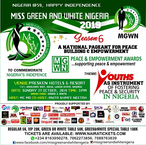 Miss Green and White Nigeria Pageant 