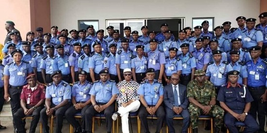 Gov.Willie Obiano and Police Officials