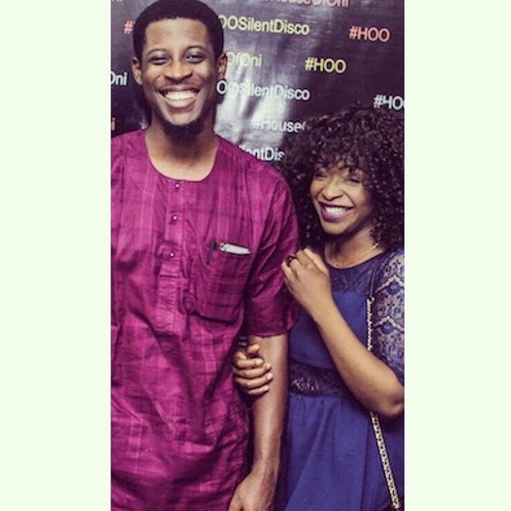 Seyi and girlfriend, Adeshola