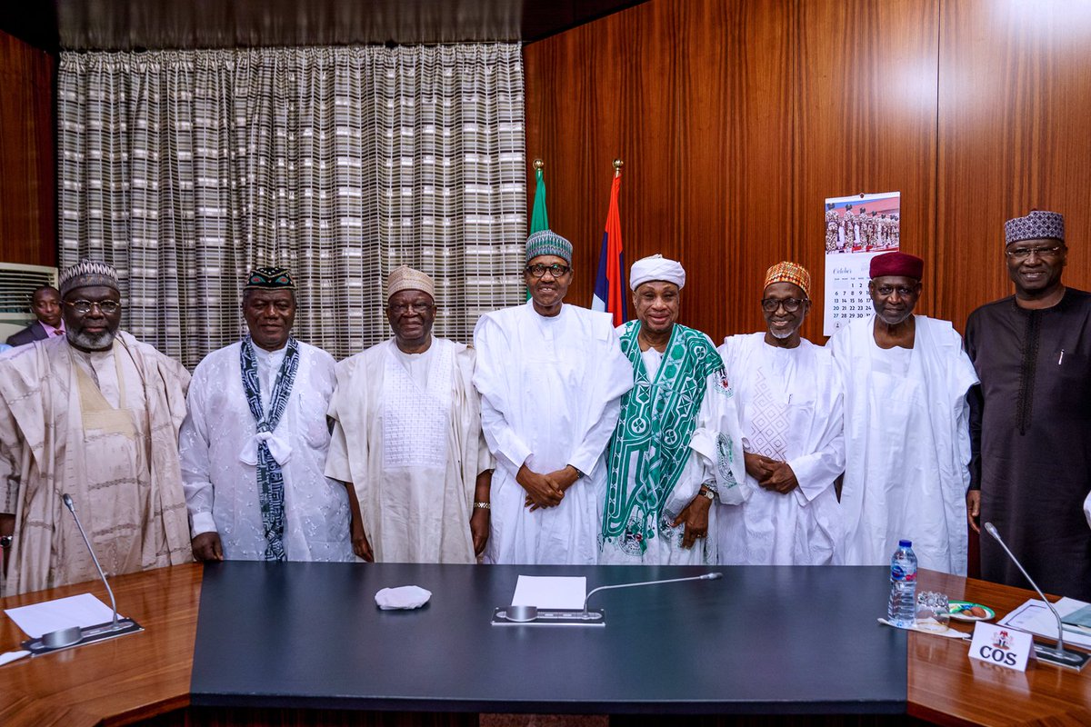 Buhari Hosts Ministers Who Served Under Him As Military Head Of State