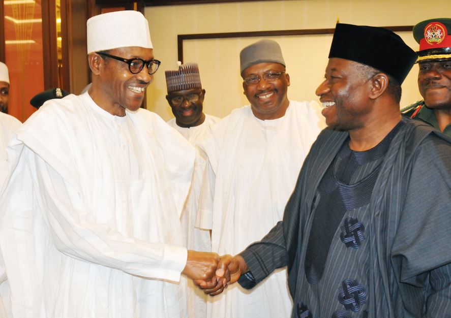 Buhari and Jonathan