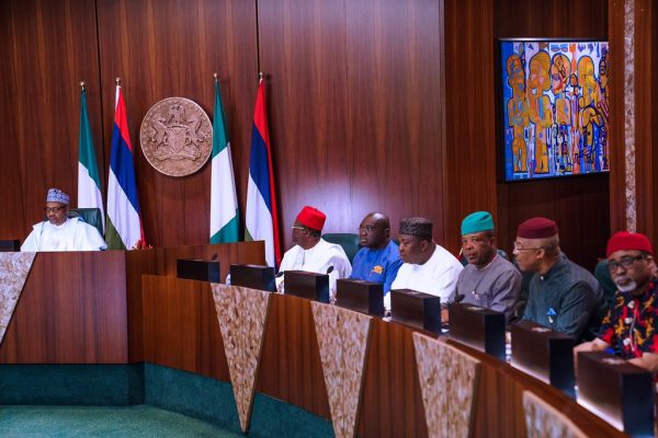 South-East governors visit President Buhari