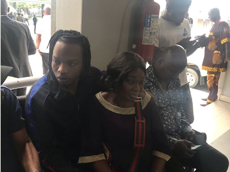 Naira Marley, and mother