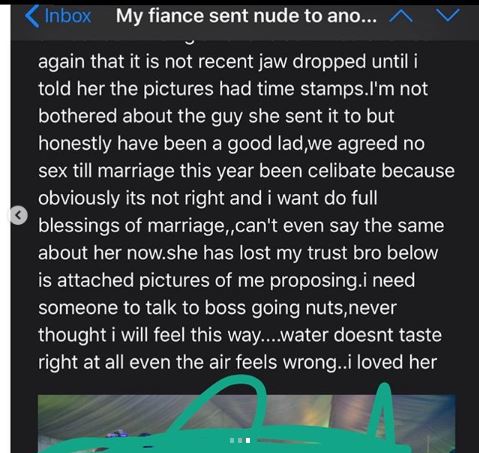 cheating fiancee