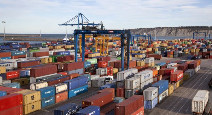 File photo: Containers at the port