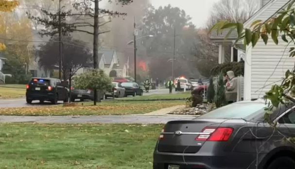 Plane crashes on home