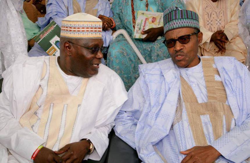 Atiku Abubakar and Muhammadu Buhari