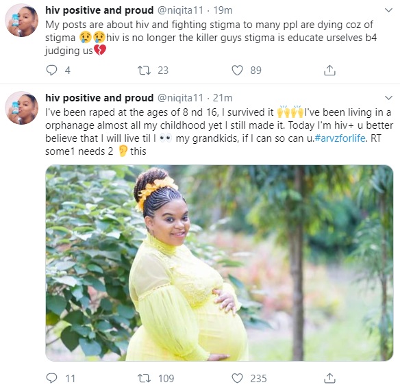 Niqita shared her story on social media