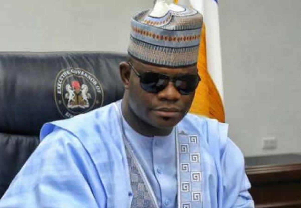 Governor Yahaya Bello of Kogi State 