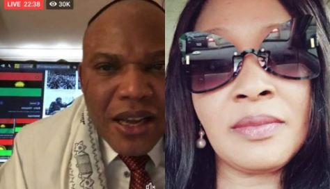 Nnamdi Kanu and Kemi Olunloyo