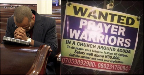 The church is in need of prayer warriors