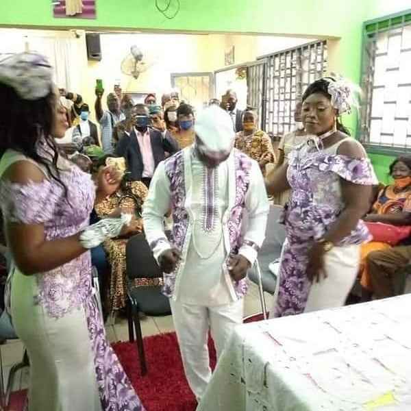 The Cameroonian man married two women on the same day