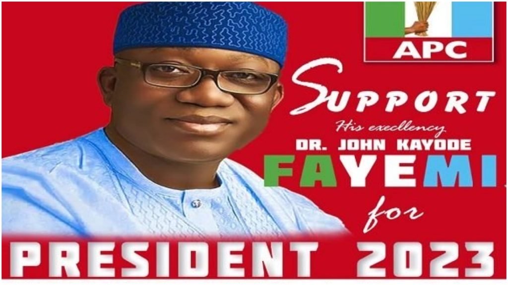 Dr. Kayode Fayemi's presidential campaign posters