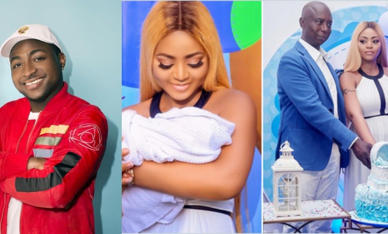 Davido, Regina Daniels and Ned Nwoko