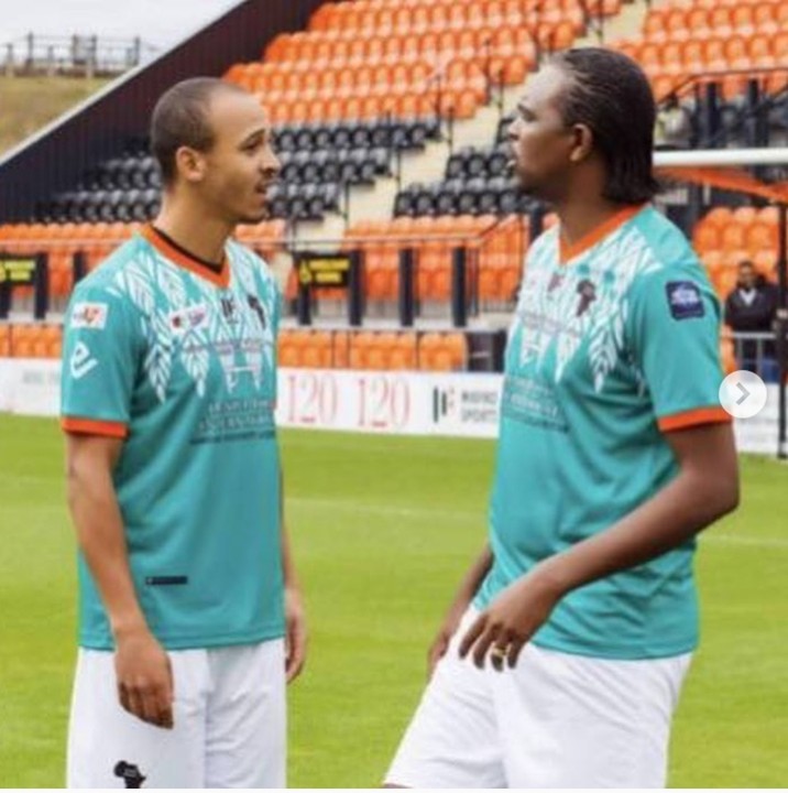 Osaze Odemwingie and Nwankwo Kanu