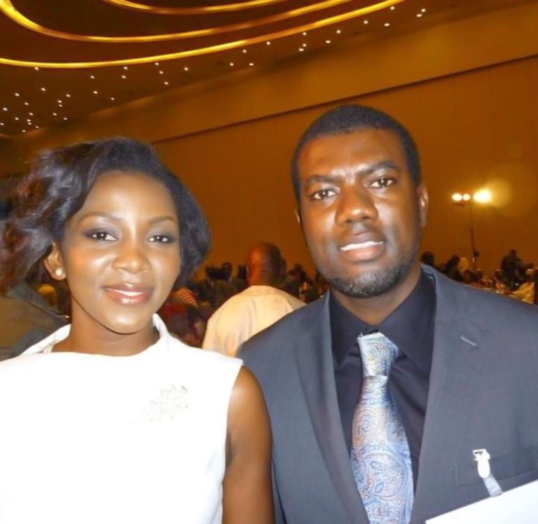 Genevieve Nnaji and Reno Omokri