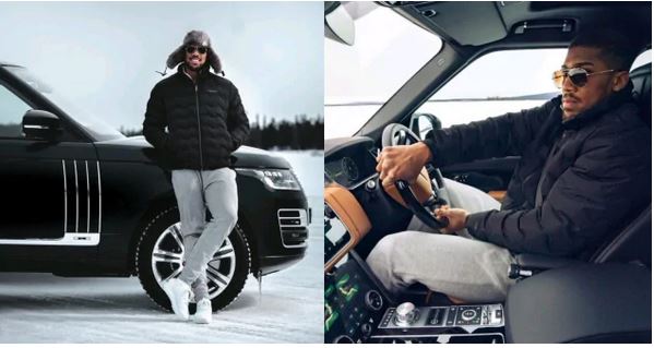 Anthony Joshua shows off his latest ride